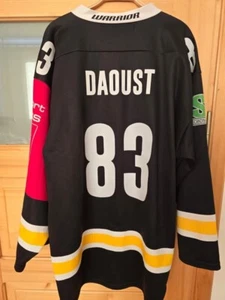 Stavanger Oilers, Match Worn Hockey Trikot von Warrior, #83 Jean-Michel Daoust - Bild 1 von 12