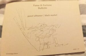 Fama & Fortune Bulletin #33, Pawel Althamer Taschenbuch ""NEU"" ArmHam 378