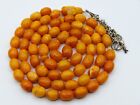 Old, Real, Antique, Huge, Natural Amber Necklace / Rosary / Prayer Beads / 50 G