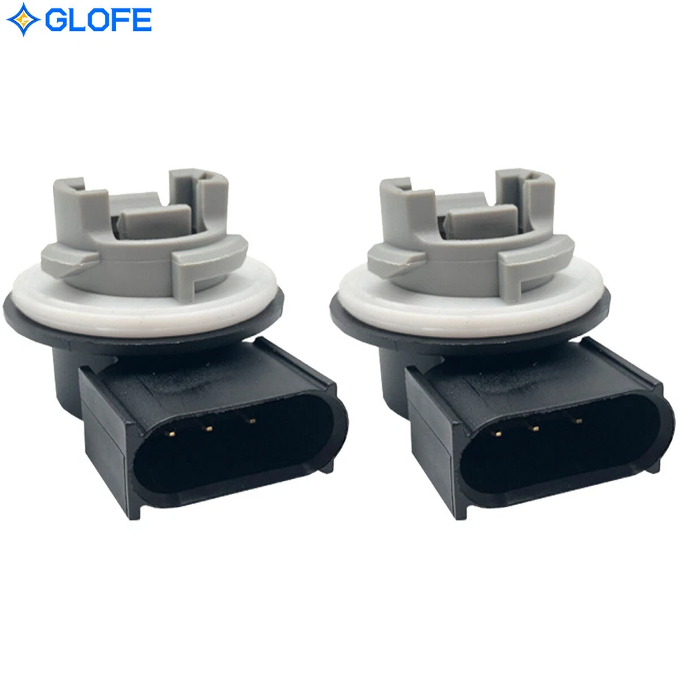 2X Rear Brake Taillight Taillamp Turn Signal Light Bulb Socket for Ford Lincoln - Image 1 of 4