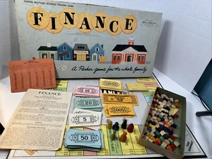 Vintage 1958 Business Trading Finance Brettspiel Nr. 100 - PARKER BROTHERS komplett - Bild 1 von 24