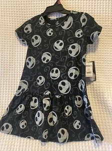 Disney The Nightmare Before Christmas Girls Short Sleeve Dress, Size (6-6x). New - Picture 1 of 10