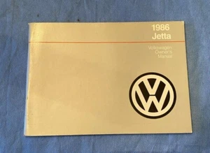 Volkswagen Jetta 1986 manual del dueño edición de gerente de servicio VW - Imagen 1 de 4