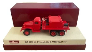 Camion dei pompieri Sibur scala 1:50 GMC CCKW 353 nuovo con scatola - Foto 1 di 11