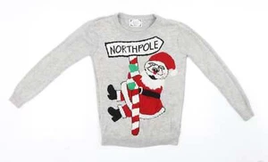 Primark Mens Black Acrylic Blend Sweatshirt Size XS - christmas - Picture 1 of 12