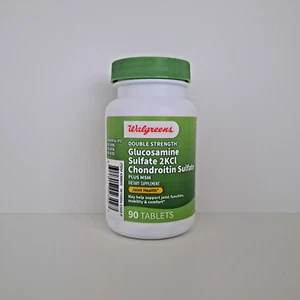 Walgreens Glucosamine Sulfate + Chondroitin Sulfate, Plus MSM, 90 Tablets - Picture 1 of 4