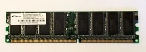 256MB Elixir DDR 400mhz PC3200 RAM memory module - M1U25664DS88C3G-5T - Picture 1 of 2