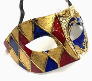 Venetian Eye Mask Halloween Masquerade Ball Steampunk Luxury Eye Mask - Picture 1 of 4
