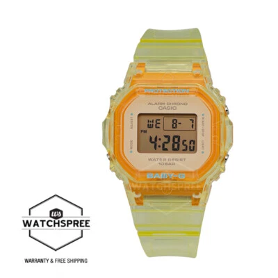 Casio Baby-G BGD-565 Lineup Translucent Yellow Resin Band Watch BGD-565SJ-9 - image 1 of 3