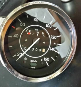 VW Käfer 1303 Tacho Reifenanpassung Tachoangleichung Justierung m. Bescheinigung - Bild 1 von 1