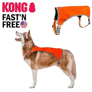 Kong Reflective Dog Safety Vest Walking High Visibility Outdoor Harness - Picture 1 of 7