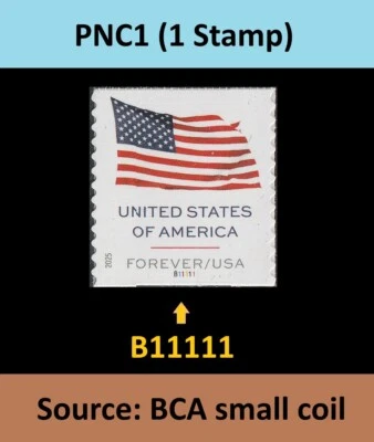 US 6019 Flag F PNC1 B11111 (from BCA small coil) MNH 2025 - Image 1 of 3