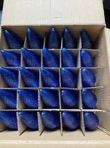 C9 Blue Led Light Bulb E17 Base NEW - Picture 1 of 2
