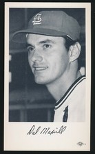 1971 St. Louis Cardinals Team Issue -DAL MAXVILL