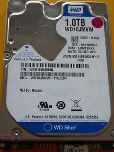 WD10JMVW-11AJGS4 DCM: EHMT2HKB 22 DIC 2015 Tailandia Western Digital 1 TB - Imagen 1 de 1