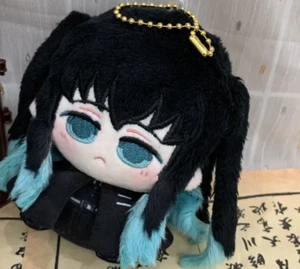 Anime Demon Slayer Tokitou Muichirou Plush Doll Keychain Pendant Toy 10Cm - Picture 1 of 4