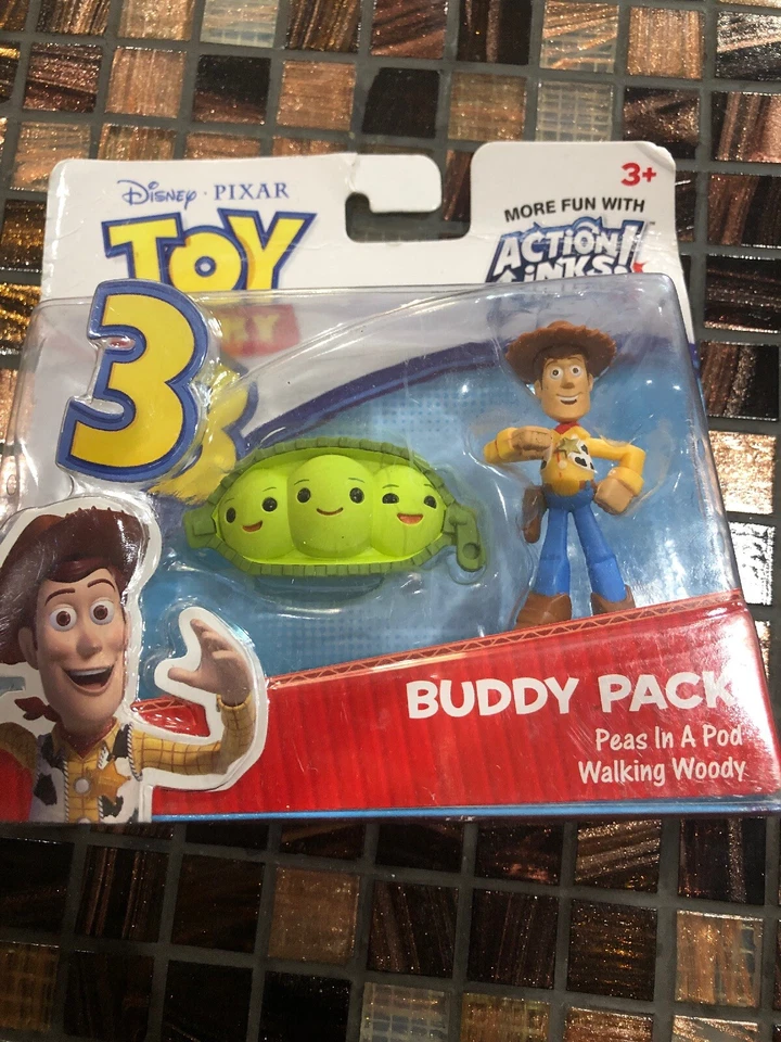 Disney Toy Story 3 Buddy Pack- Peas in a Pod and Walking Woody-