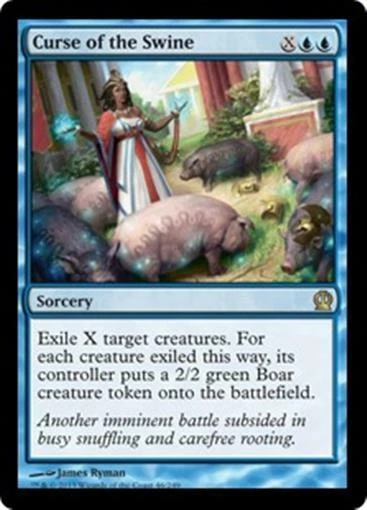MTG - CURSE OF THE SWINE - Theros (R) - Image 1 of 1