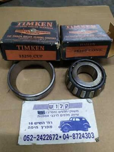Tapered Roller Bearing 1"x2.5"x0.8125" TIMKEN 15100/15250 CON + CUP MADE IN USA - Picture 1 of 10