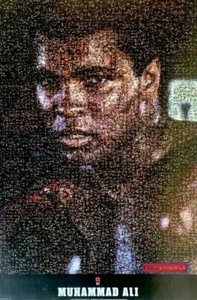 Muhammad Ali Photomosaic Boxing Poster 24 x 36 - Picture 1 of 1
