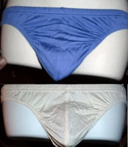 NEW MENS SILK THONG UNDERWEAR set of 2 pic sz & color - Picture 1 of 2