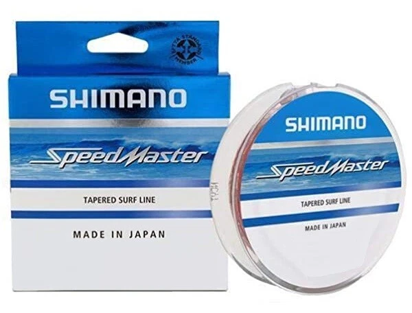 SHIMANO SPEEDMASTER TAPERED SURF LINE 10 x 15mt CLEAR SHOCK LEADER FILO CONICO - Immagine 1 di 1