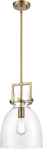 Innovations Lighting 411-1SM-12-10-Newton Bell-Pendant Newton - Brass - Picture 1 of 3
