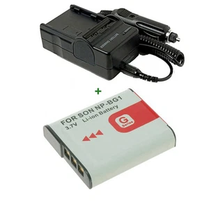 Battery new + Charger for SONY Cybershot DSC-W170 W150 DSC-W30 DSC-W70 H3 Camera - Picture 1 of 4