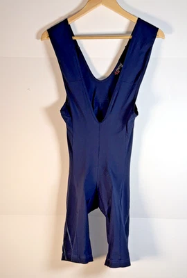 Nalini Pro Active Cycling Bibs Bicycle Shorts Size XXL Navy Blue Padded Singlet - Image 1 of 4