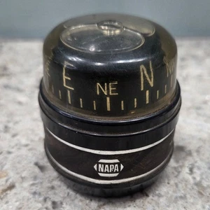 Vintage NAPA Car Auto Dashboard Compass Retro Navigation - Picture 1 of 9