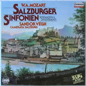 SANDOR VEGH MOZART SERENADES & DIVERTIMENTI CAPRICCIO DIGITAL 3 LP BOX AS NEW - Picture 1 of 5