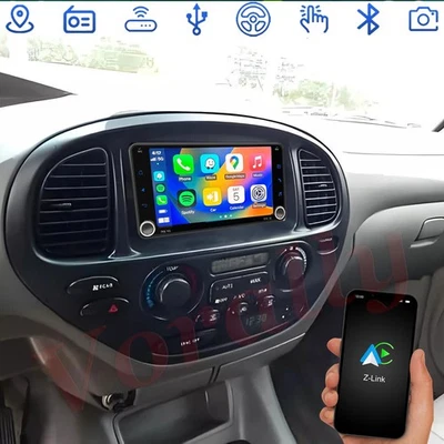 4+64G For 2003-2007 Toyota Sequoia Android 13 Navi CarPlay Car Stereo Radio GPS - Image 1 of 4