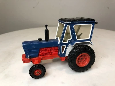 Corgi David Brown 1412 Tractor - Customized Blue with Ford Emblem - Image 1 of 4