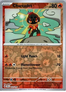 Charcadet - - Common - SV08: Surging Sparks - 033/191 - NM - Reverse Holo - Picture 1 of 2