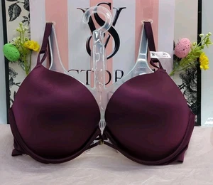 Victoria Secret Very Sexy Bombshell Add 2 Cups Smooth Push Up Bra 36C Kir - Picture 1 of 9