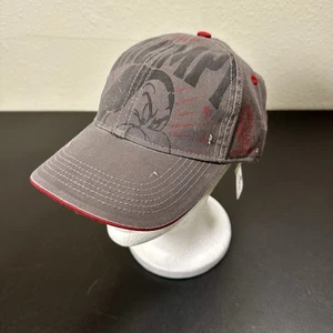 Disney Parks Grumpy Hat Cap Grey Distressed Adjustable Snow White - New W/ Tags - Picture 1 of 8