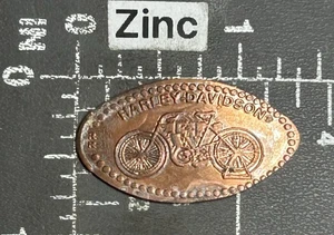 Harley Davidson Museum Motorcycles Milwaukee Wisconsin Elongated Pressed Penny - Picture 1 of 2