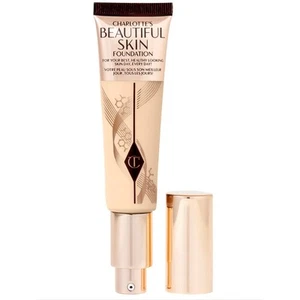 Base líquida Charlotte Tilbury Beautiful Skin cobertura media #2 cálida NUEVA - Imagen 1 de 8