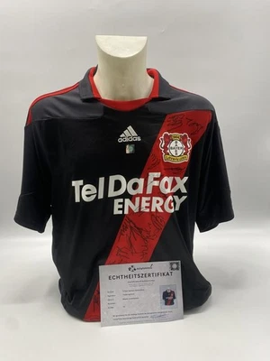 Bayer Leverkusen Trikot 2010/2011 Teamsigniert Autogramm COA Adidas XL - Bild 1 von 4