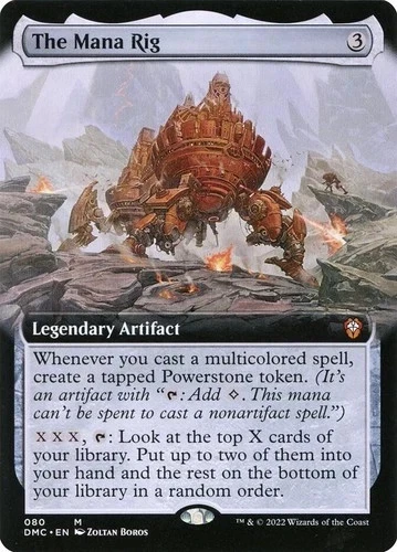 The Mana Rig NM* FOIL EXTENDED Dominaria United Commander 080 MTG NM/M - Image 1 of 1