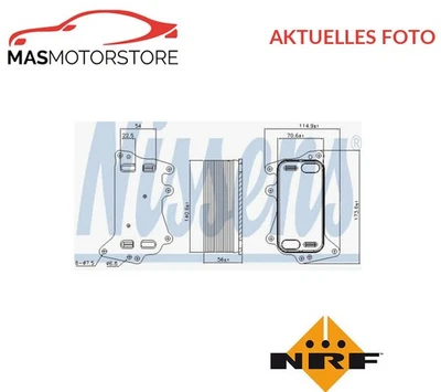 ÖLKÜHLER KÜHLER ÖL NRF 31283 A FÜR BMW 5,3,4,7,6,X5,X6,X3,X4,F04,F11,F10 3L - Image 1 of 4