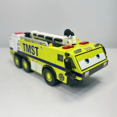 Disney Planes Ryker TMST Airport  Truck Fire and Rescue Moving Boom Mattel BDB99 - Image 1 of 4