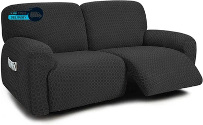Extra Wide 75"  100"Reclining 2Seater Sofa Cover Extra Wide Reclining Love Seat - Image 1 of 4