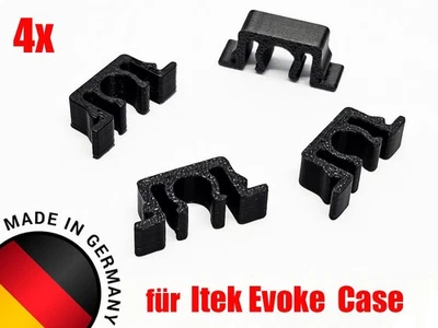 MARKENLOS 4x Side Panel Clip passend für Itek Evoke PC-Case Seitenblende Halterung Buchse