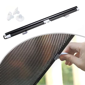 Einziehbares Autofenster Sonnenschutz Visier Windschutzscheibenrollo 58cmx125cm - Bild 1 von 9