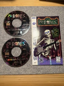 Mr. Bones (Sega Saturn, 1996) Disc 1, 2 & Manual Only T&W