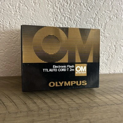 Olympus Electric flash TTLAUTO CORD T 0.3m OM System Used W Box - Image 1 of 4