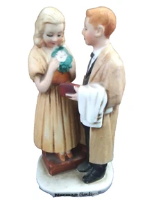 "Norman Rockwell" First Prom 1979 #1003 6 1/2" - gebraucht 💥 - Bild 1 von 4