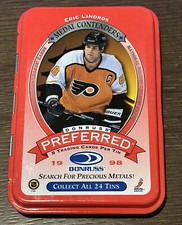1997-98 Donruss Preferred Tin Packs Canadian RED Eric Lindros Flyers (Empty)