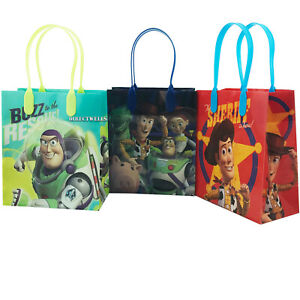 Disney Toy Story Licensed Reusable Small Party Favor Goodie 6 Bags 